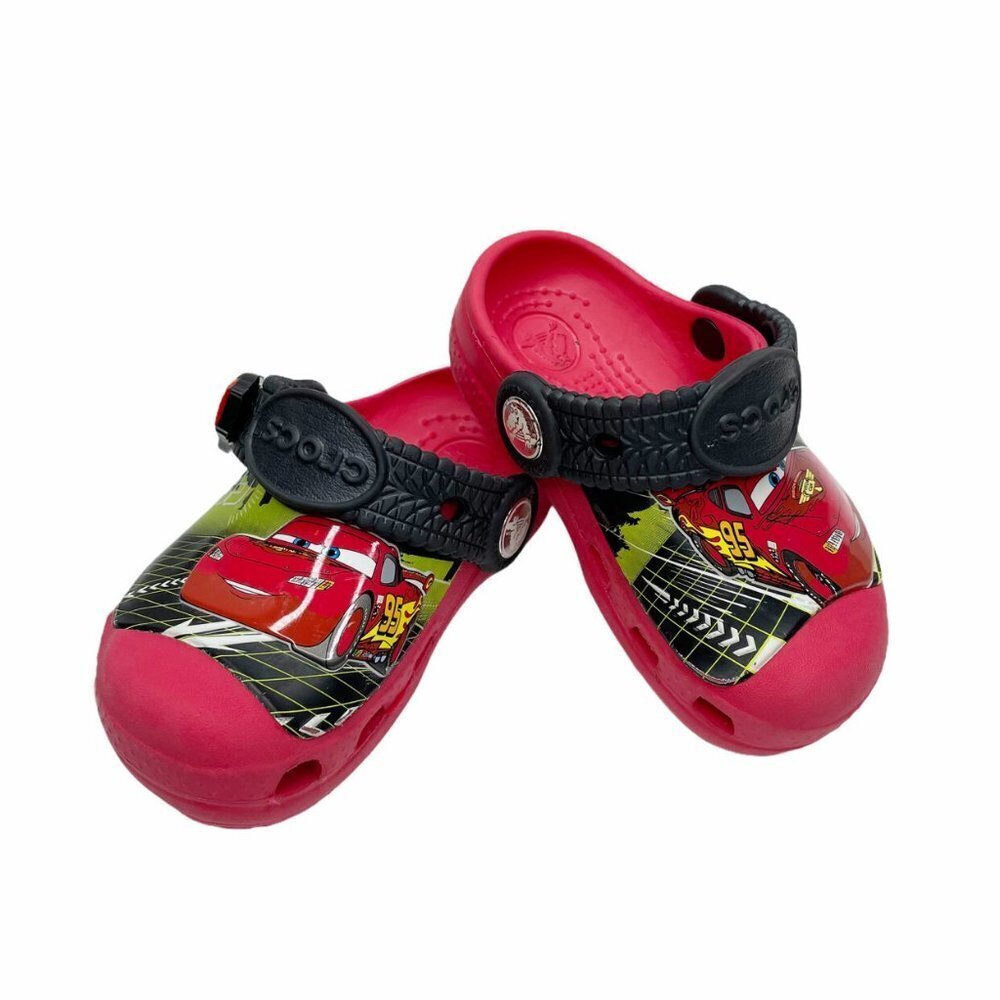 Crocs CC Glow in the Dark Cars Lighting McQueen Cl